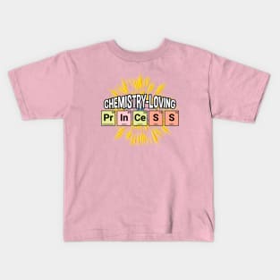 Chemistry Loving Princess Kids T-Shirt